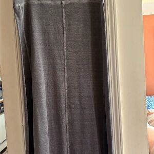 Poetry Gray Maxi Pencil Skirt for Work